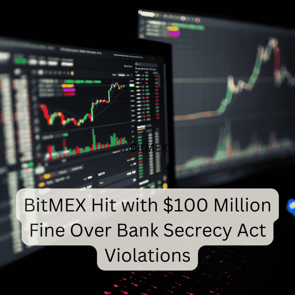 BitMEX, $100M fine, Bank Secrecy Act, violations, Cryptocurrency exchange